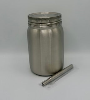 12oz stainless steel mason jar