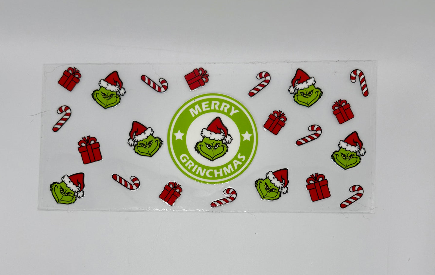 Merry Grinchmas UV DTF Wrap