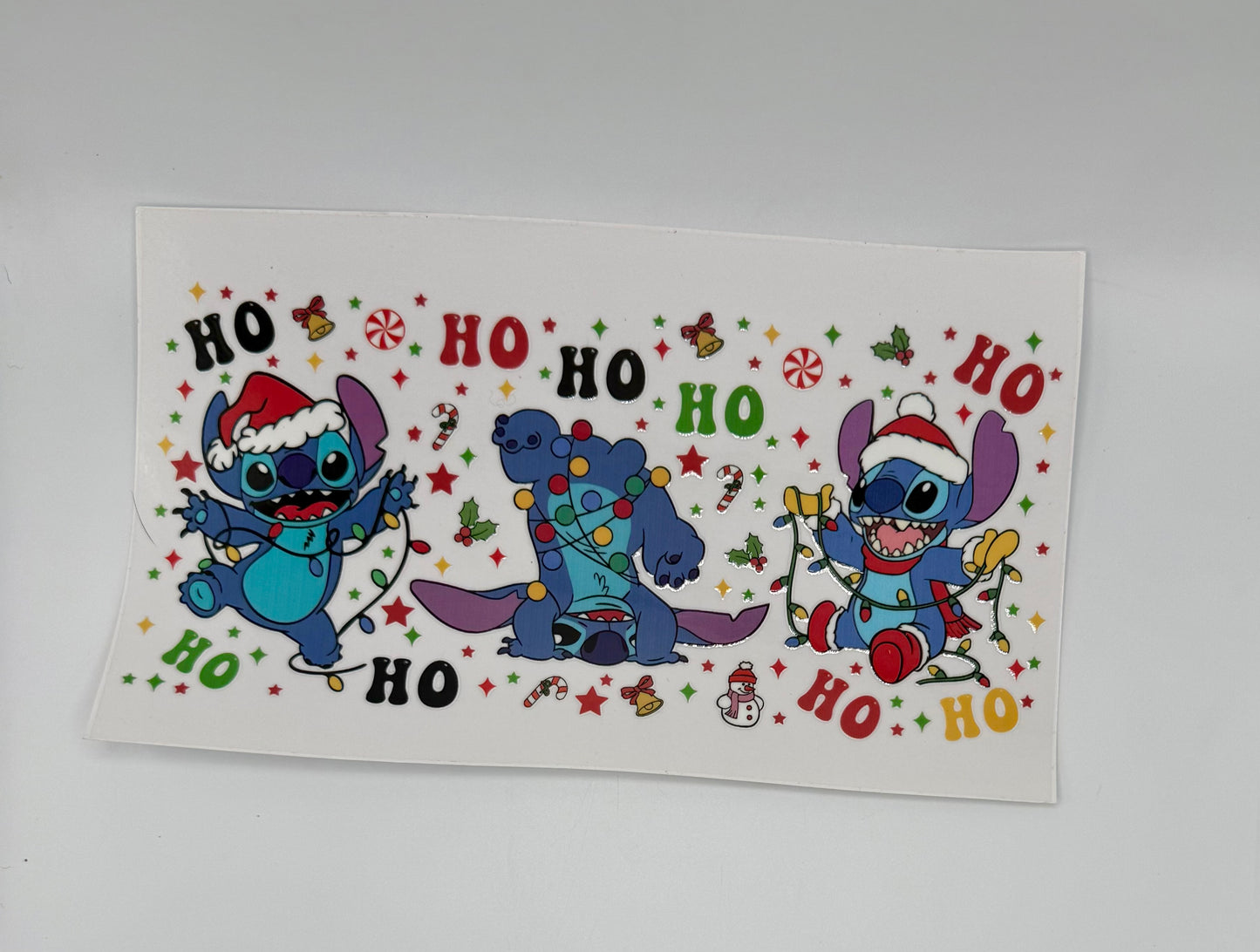 Ho, Ho, Ho Stitch UV DTF Wrap