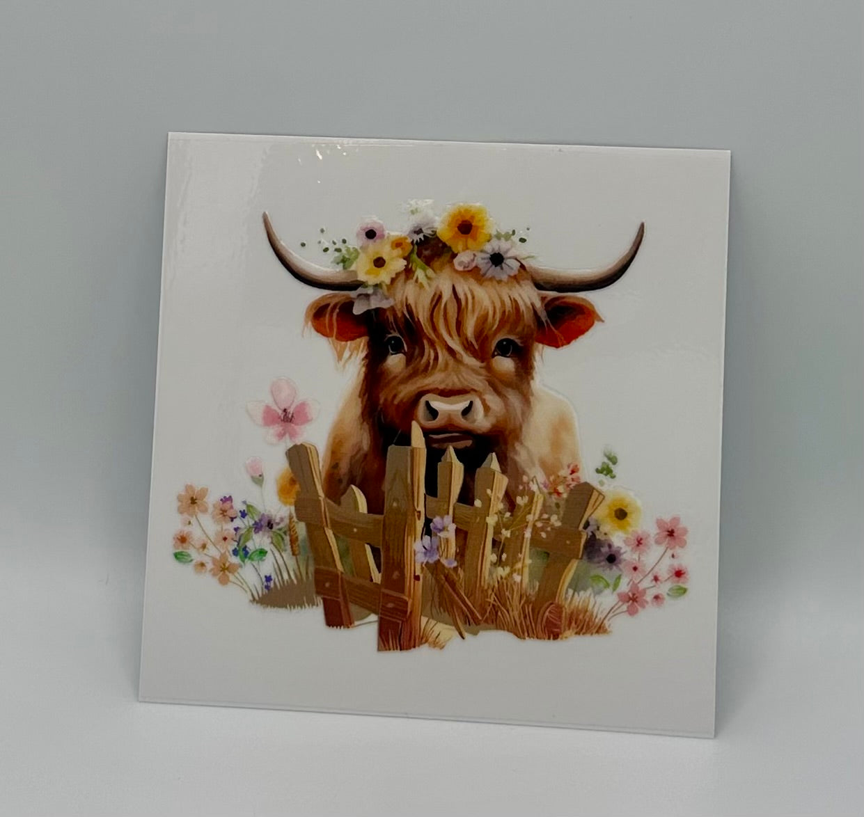 Cow And Fences UV DTF