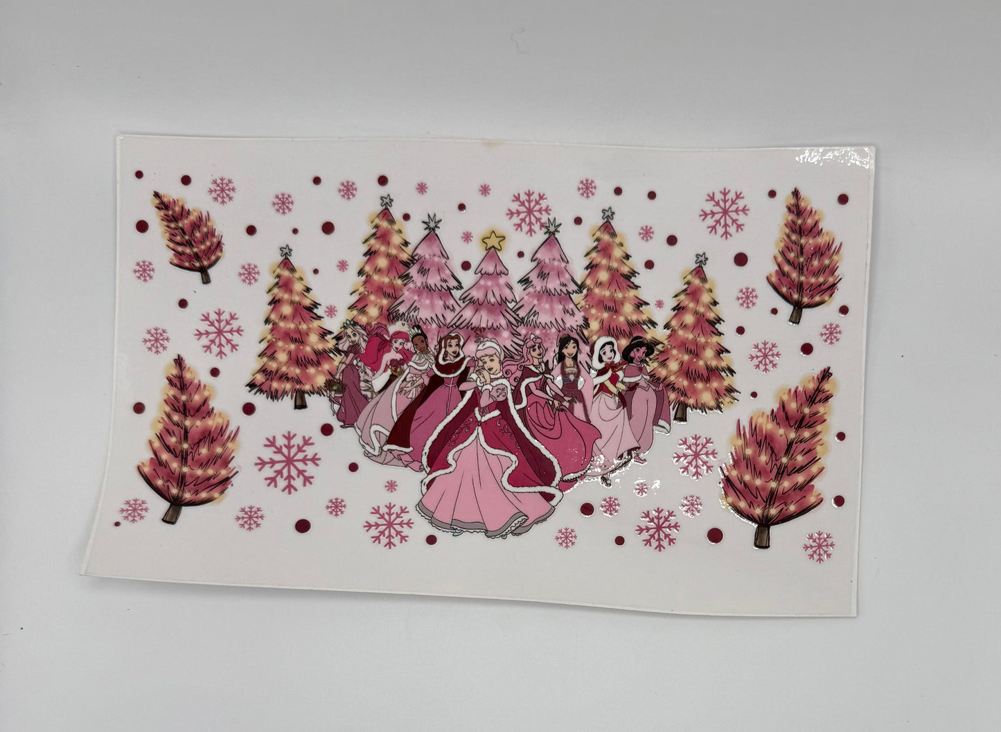 Princess Christmas UV DTF Wrap