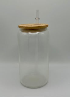 16oz Green Glow In The Dark Glass Cup