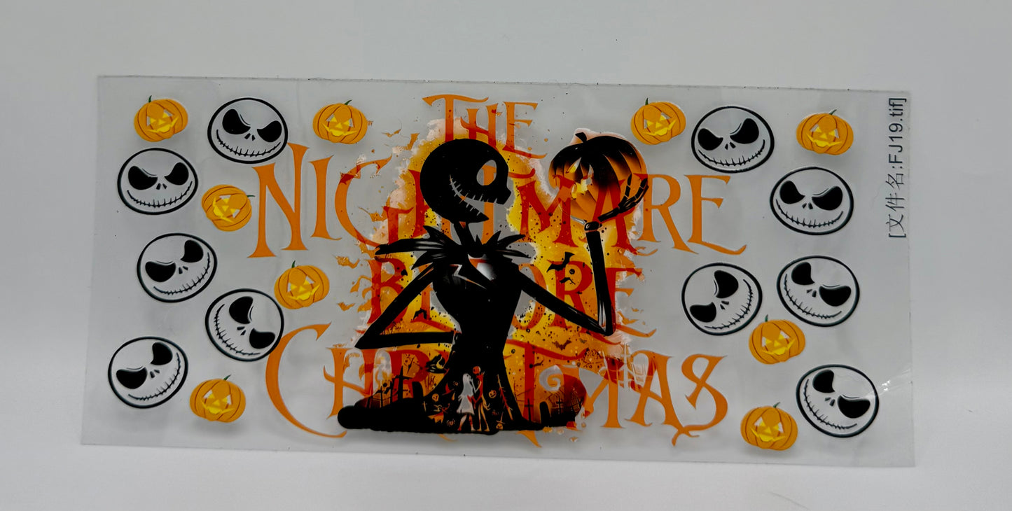 Jack The Pumpkin King UV DTF Wrap