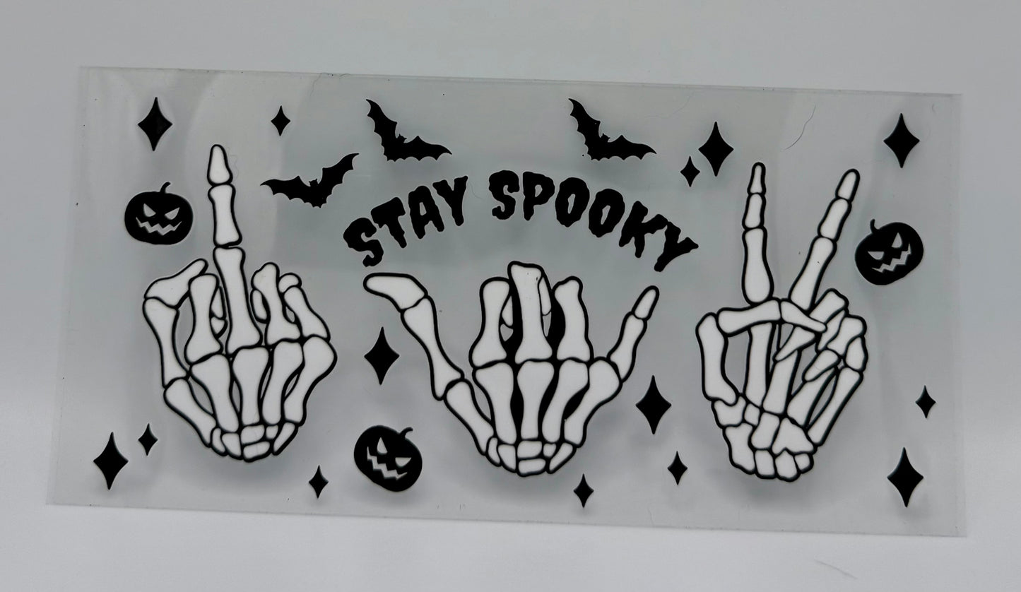 Stay Spooky UV DTF Wrap