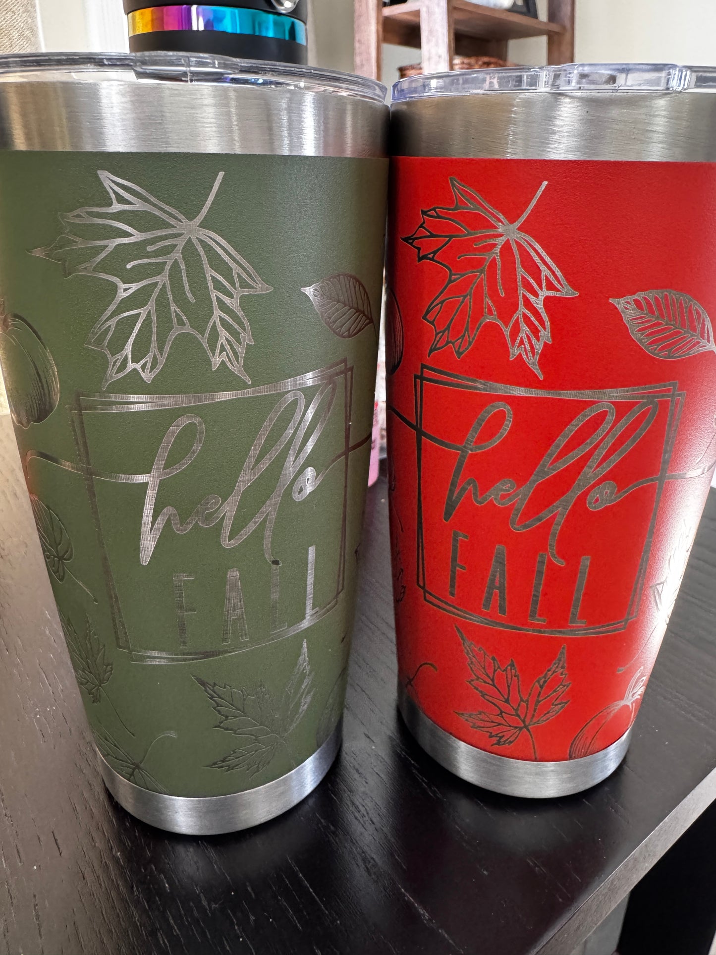 Fall 20oz Laser Tumbler