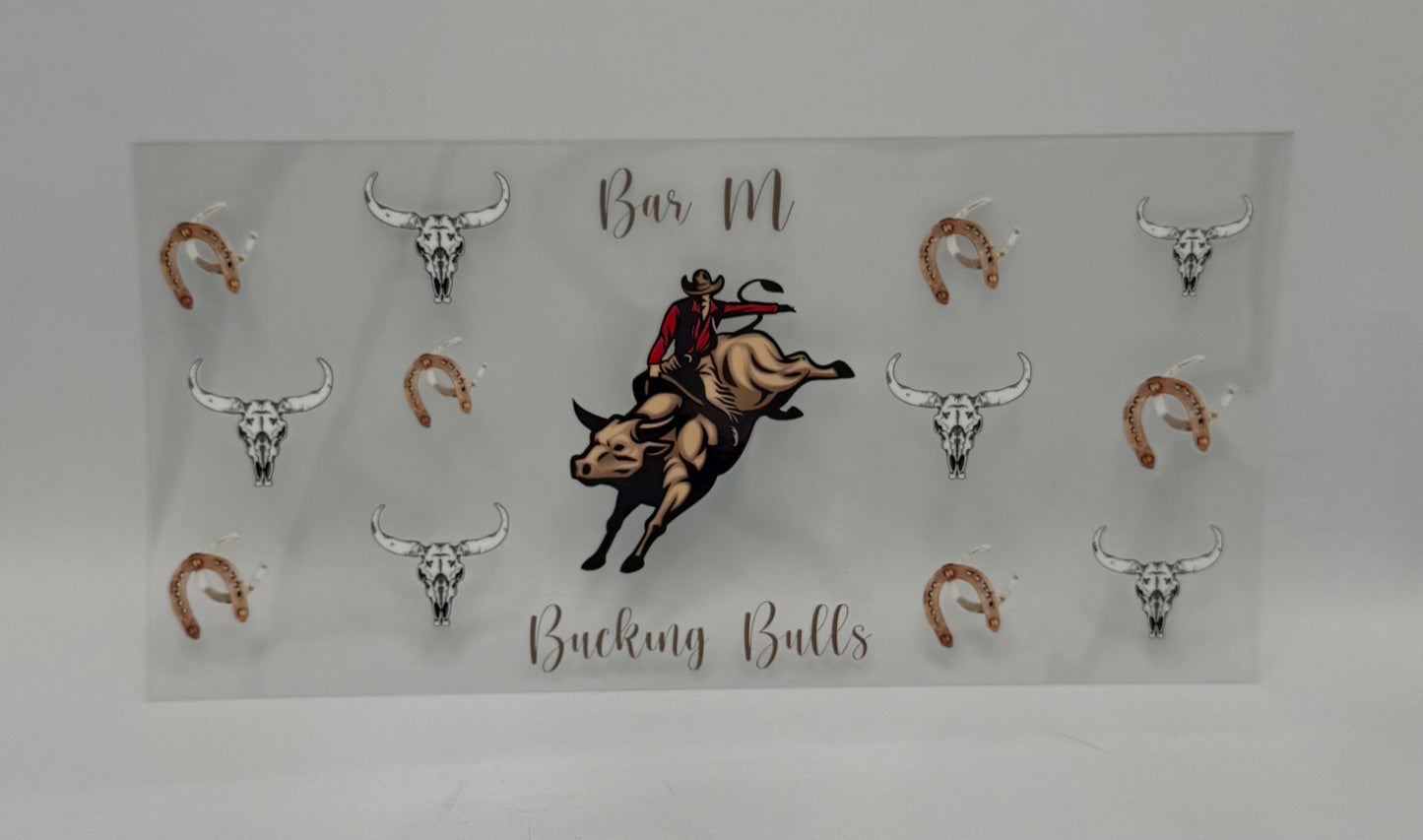 Bucking Bulls UV DTF Wrap