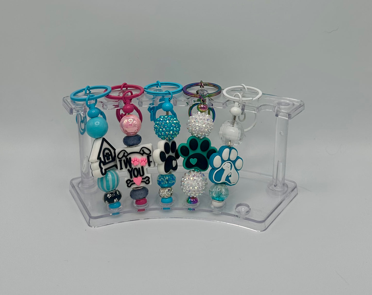 Paw Print Key Chain