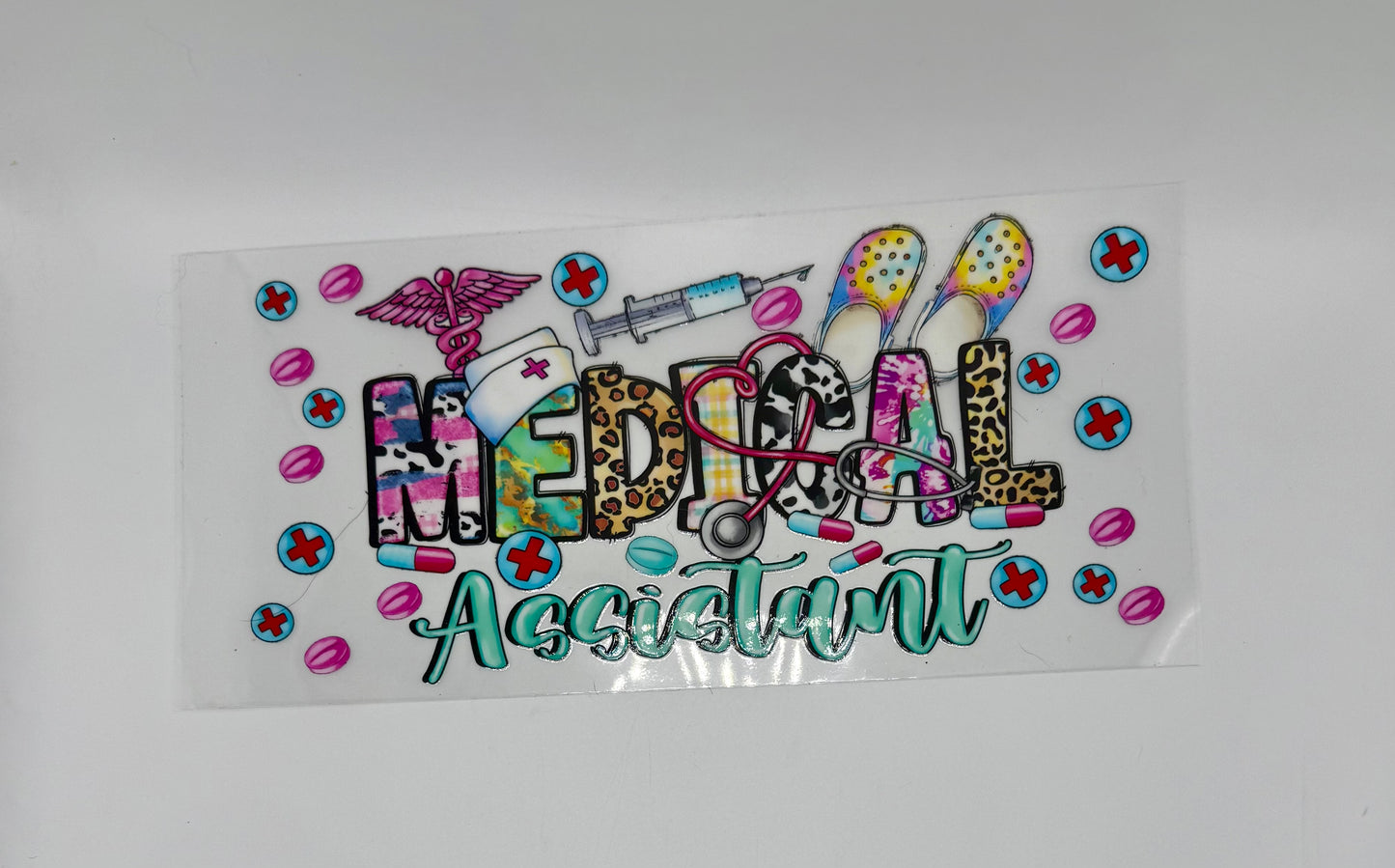 Medical Assistant UV DTF Wrap
