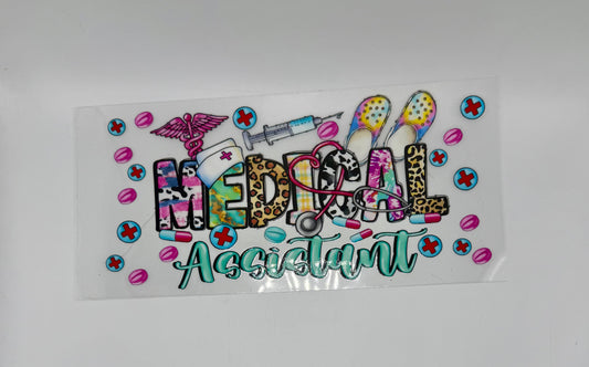 Medical Assistant UV DTF Wrap