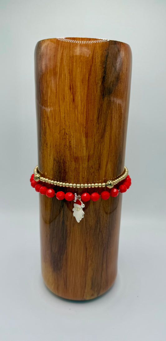 Santa Tumbler Bracelet
