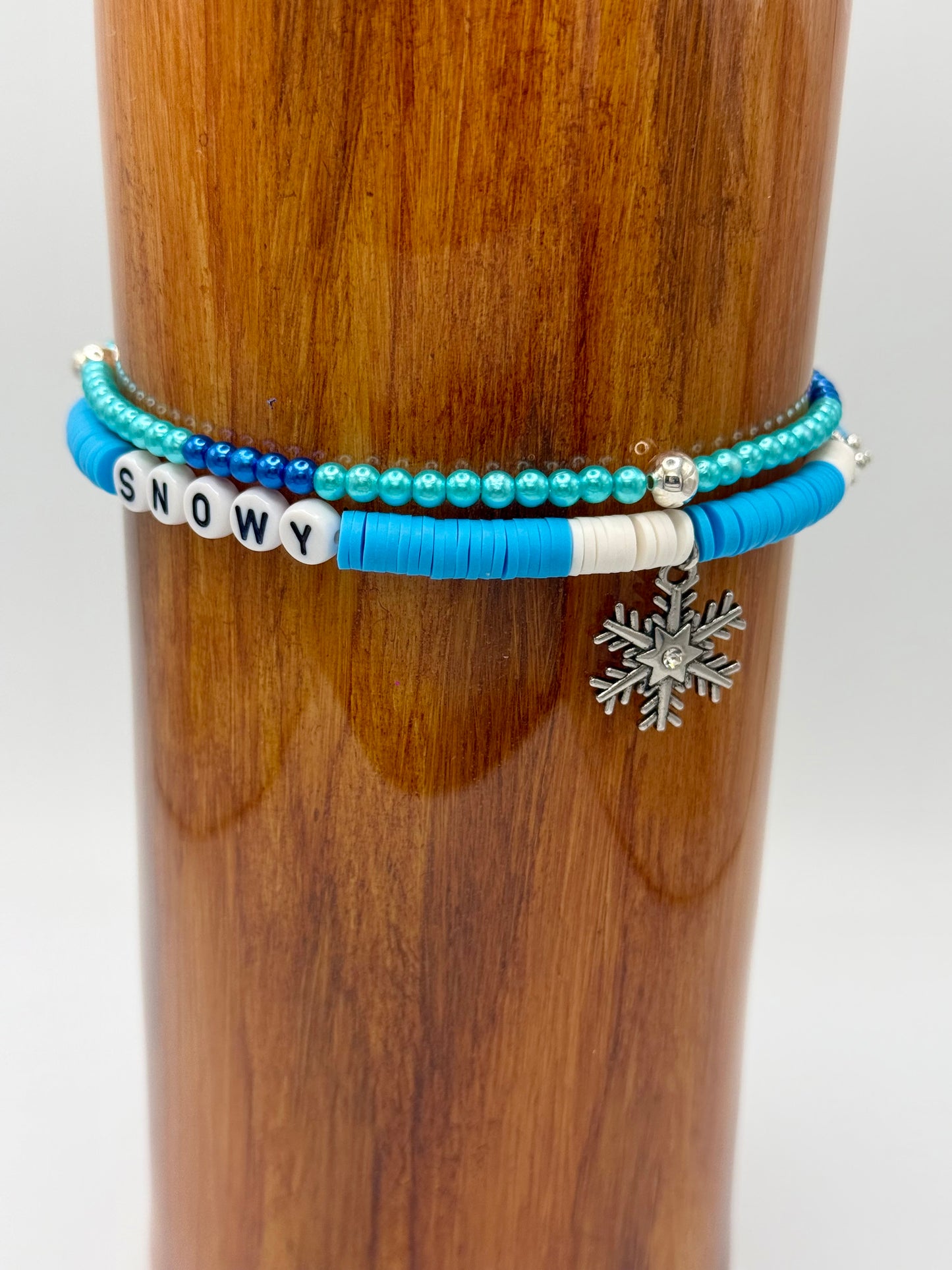 Snowy Tumbler Bracelet