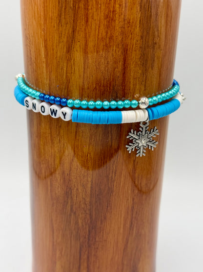 Snowy Tumbler Bracelet