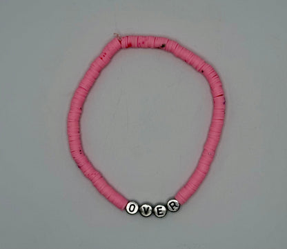 Love Sucks & Over Tumbler Bracelets