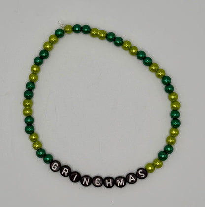 Merry Grinchmas Tumbler Bracelet
