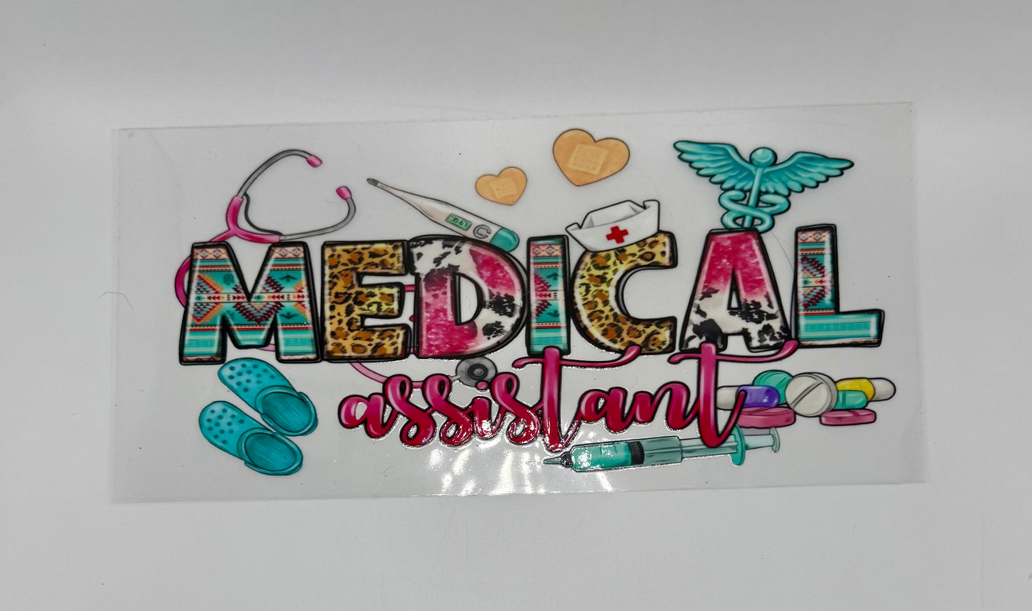 Medical Assistant UV DTF Wrap