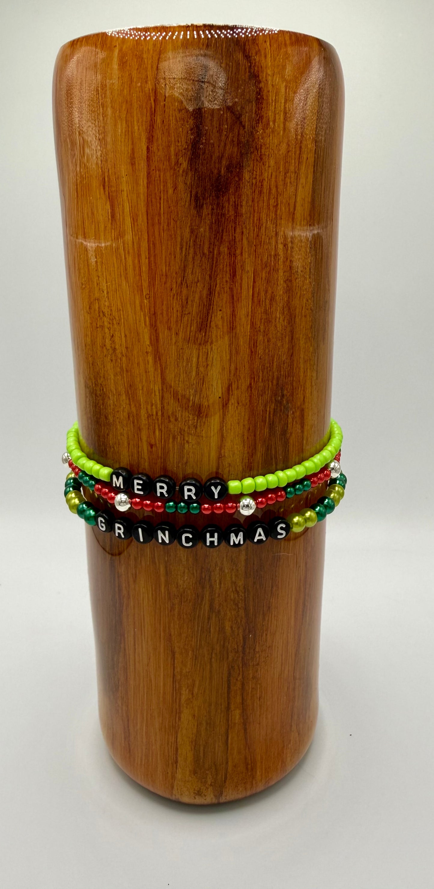Merry Grinchmas Tumbler Bracelet