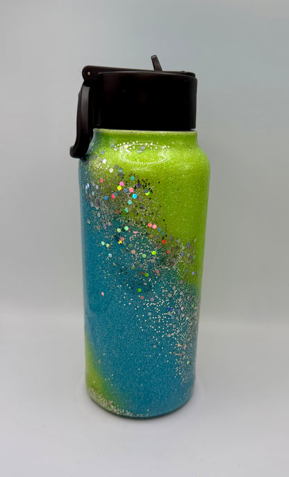 40oz Green & Blue Tumbler
