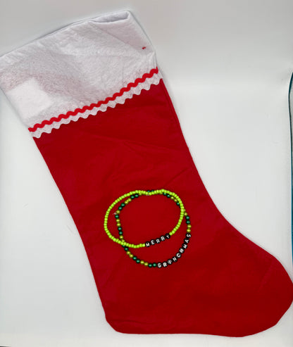 Merry Grinchmas Tumbler Bracelet