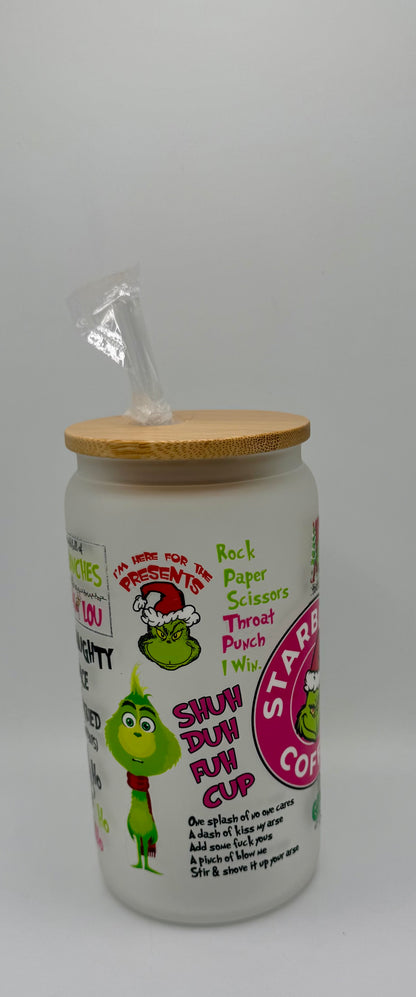 Drink Up Grinches Coffee 16oz tumbler