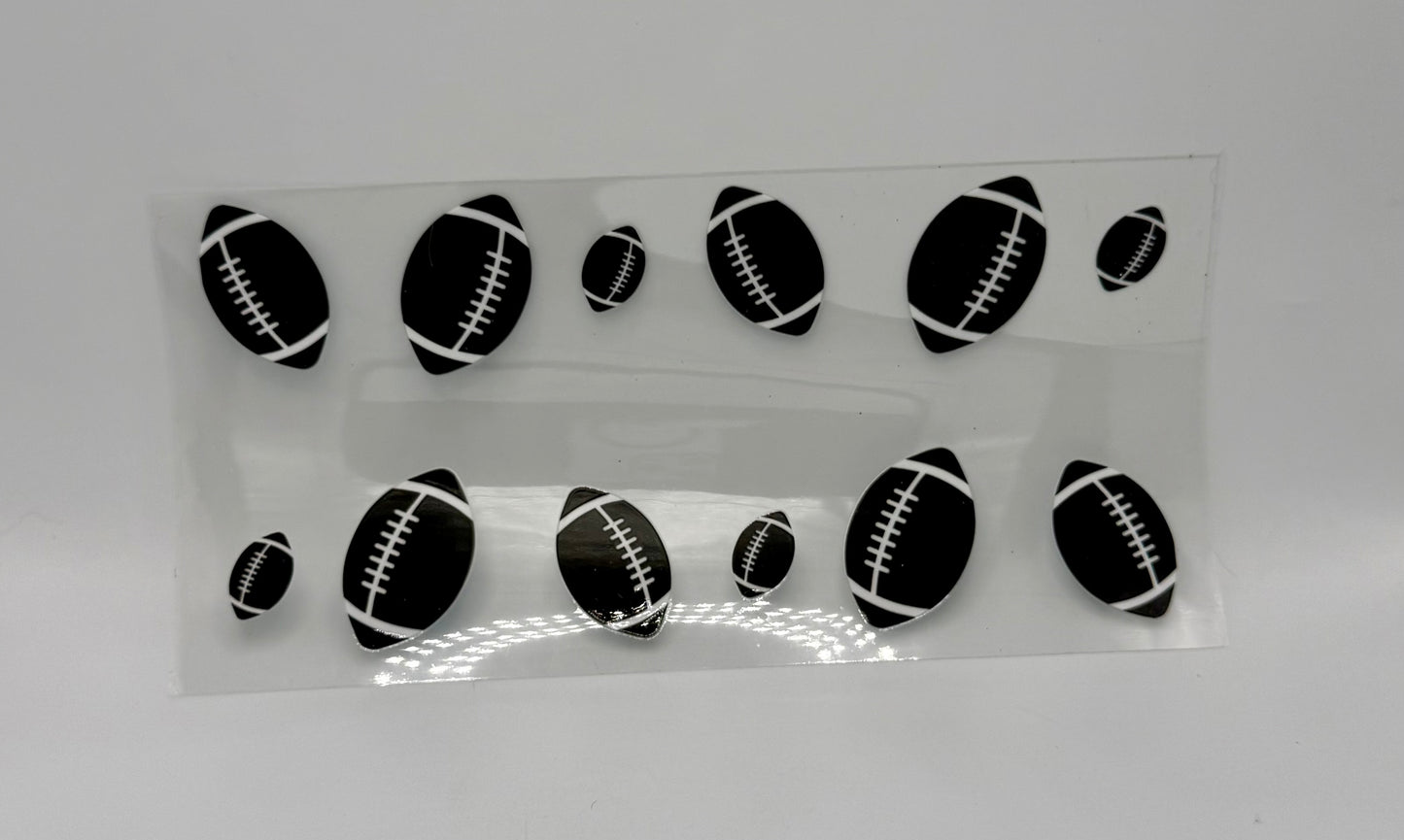 Footballs UV DTF Wrap