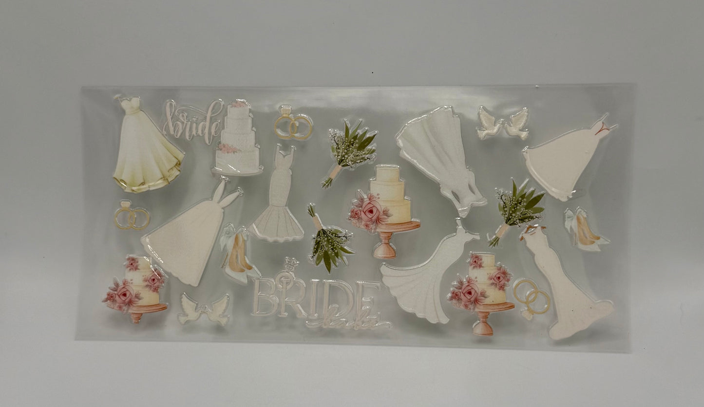 Wedding UV DTF Collection