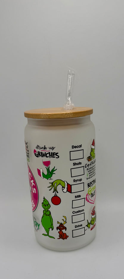 Drink Up Grinches Coffee 16oz tumbler