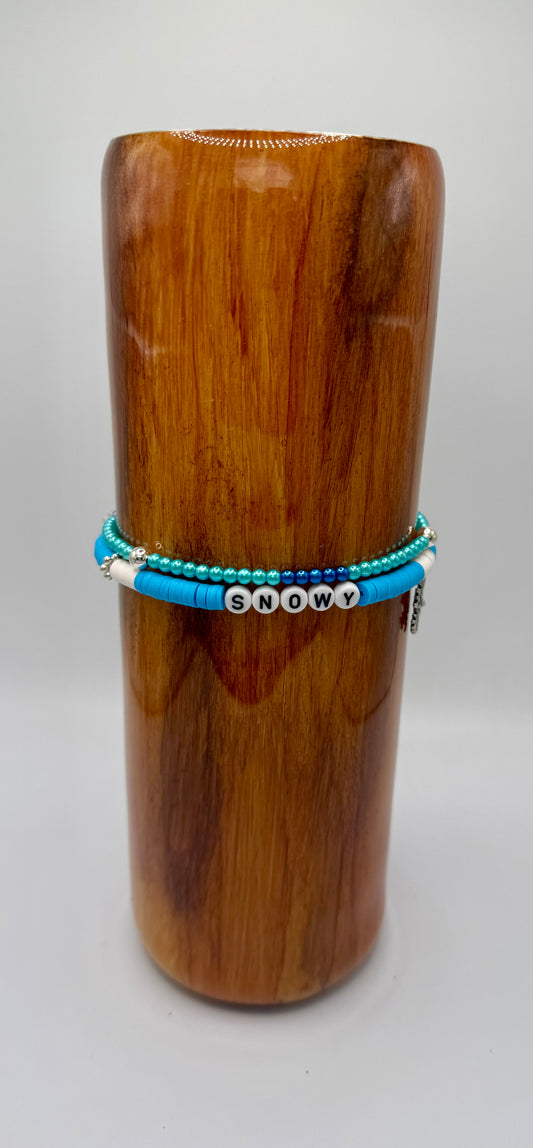 Snowy Tumbler Bracelet
