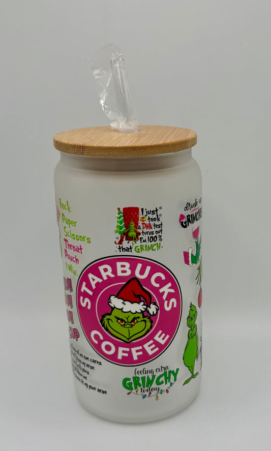 Drink Up Grinches Coffee 16oz tumbler