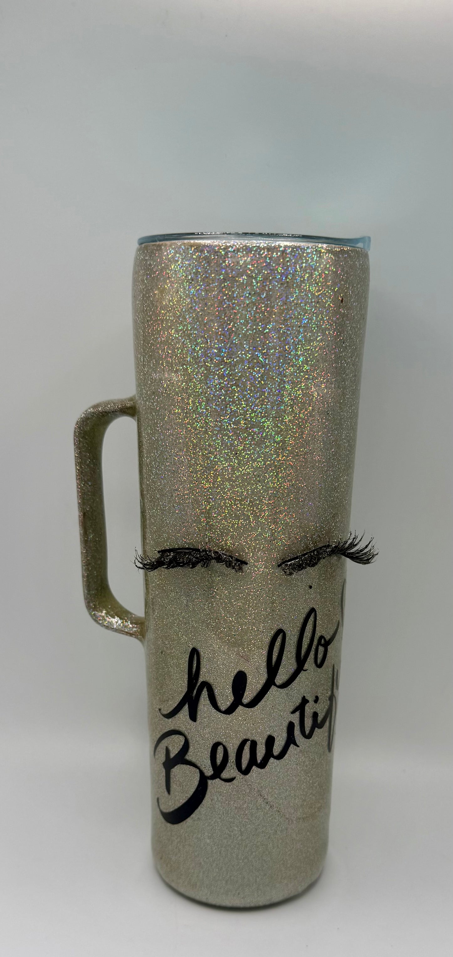 30oz Handle Hello Beautiful Tumbler