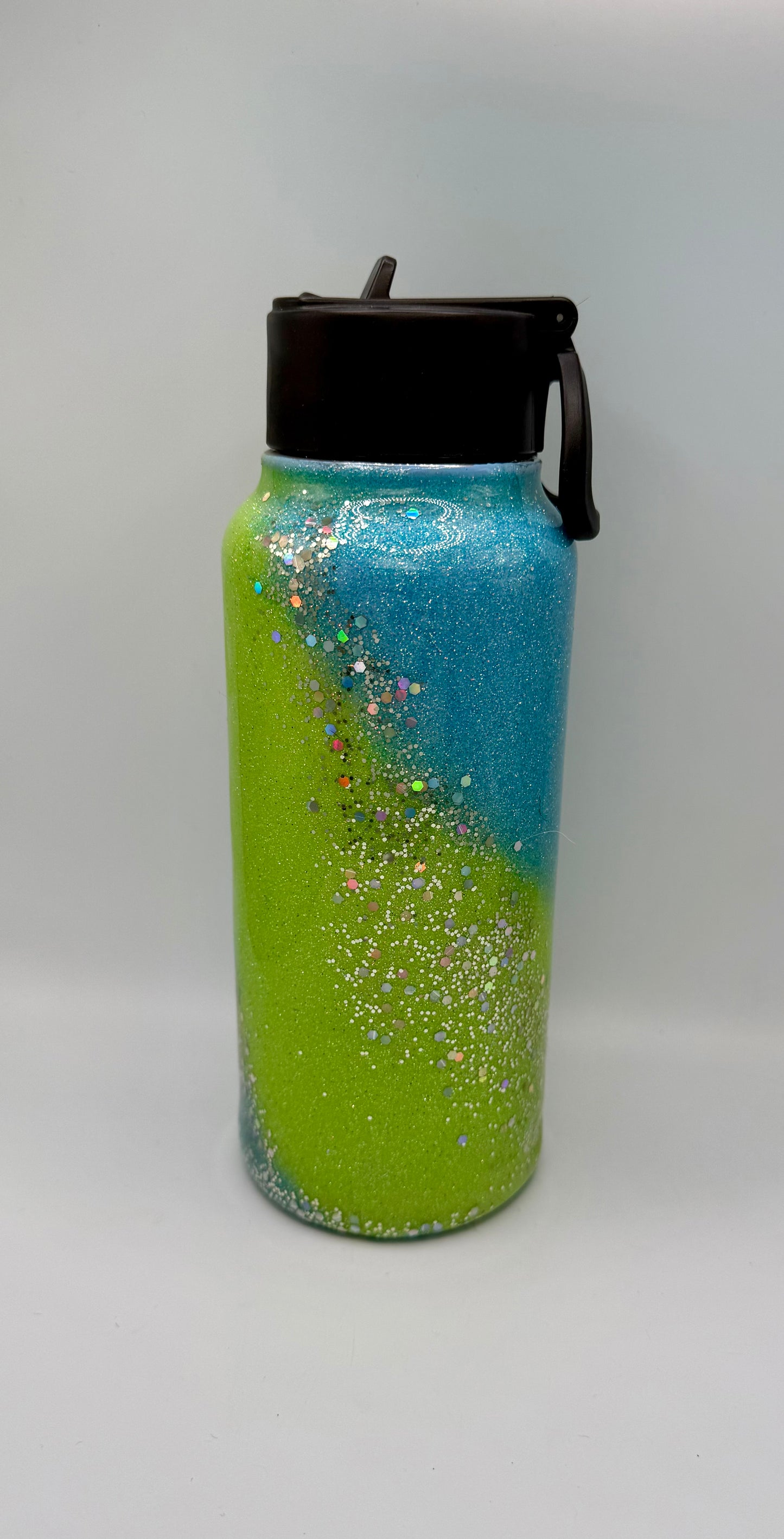 40oz Green & Blue Tumbler