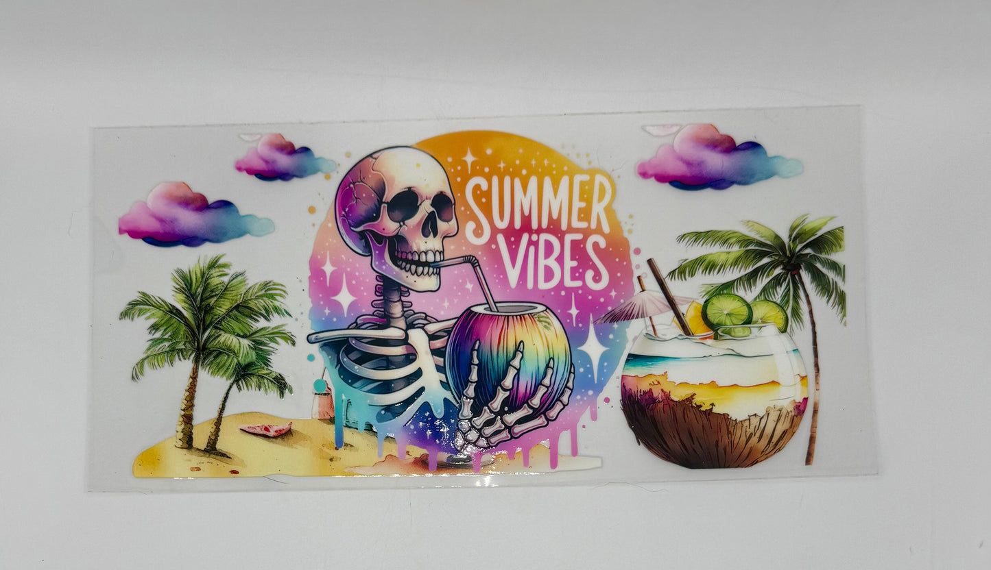 Summer Vibes UV DTF Wrap