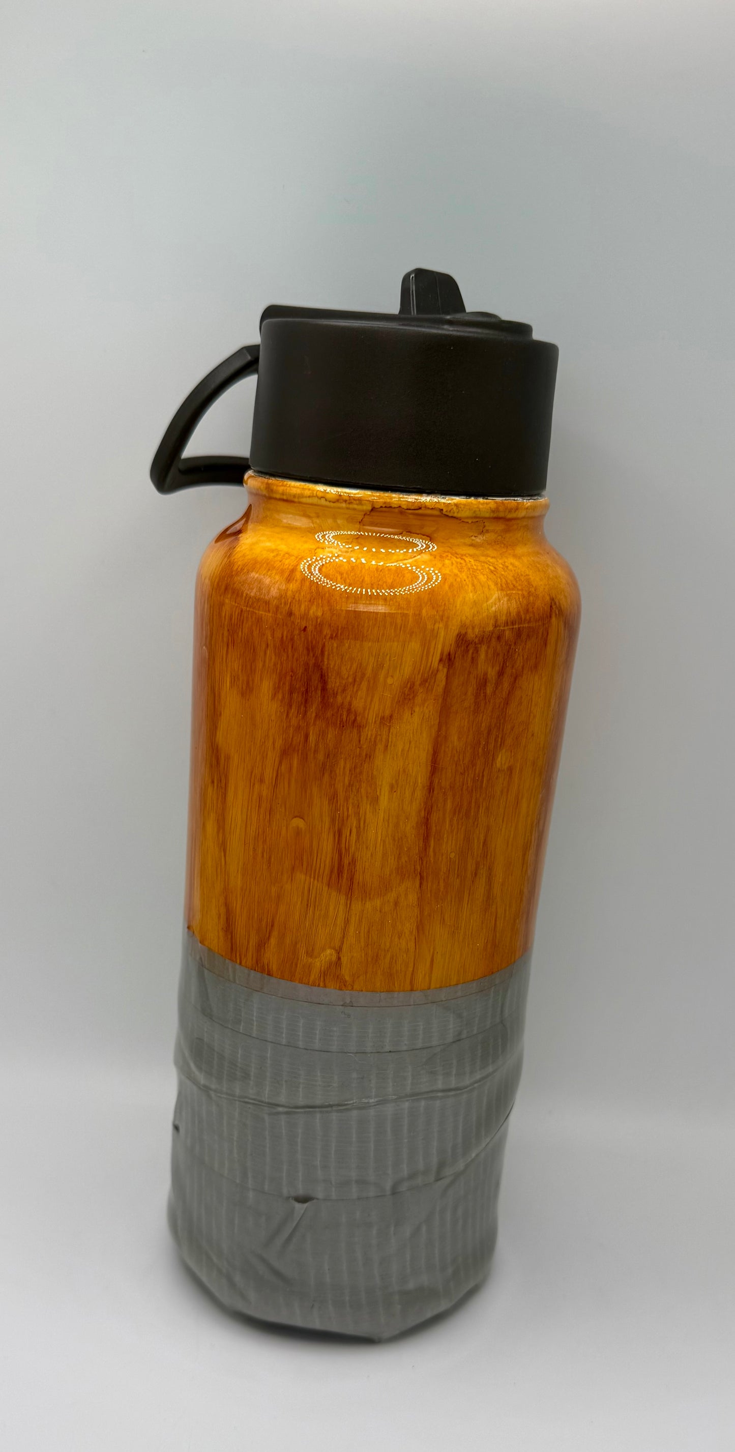 Duct Tape Wood Design Tumbler