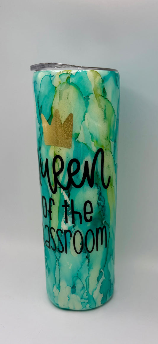 30oz Queen Of The Classroom Tumbler