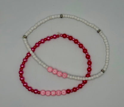 Cupid & XOXO Tumbler Bracelets