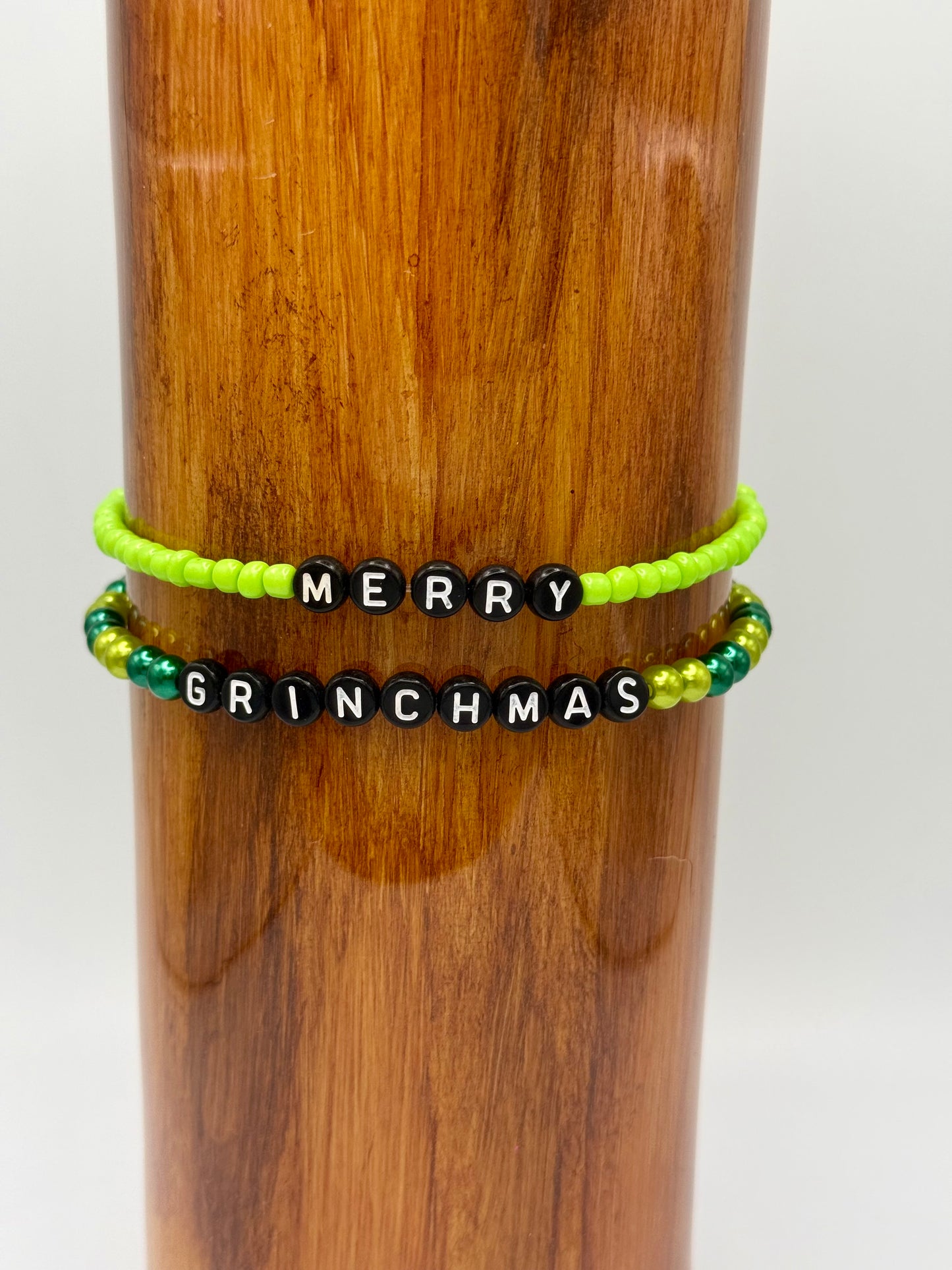 Merry Grinchmas Tumbler Bracelet