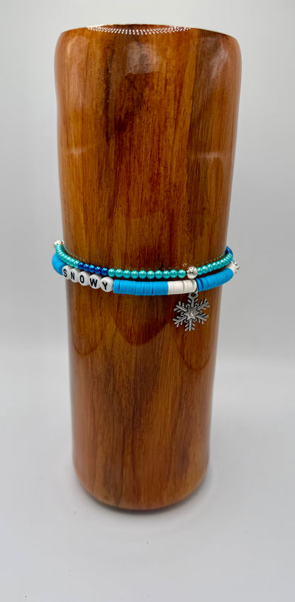 Snowy Tumbler Bracelet