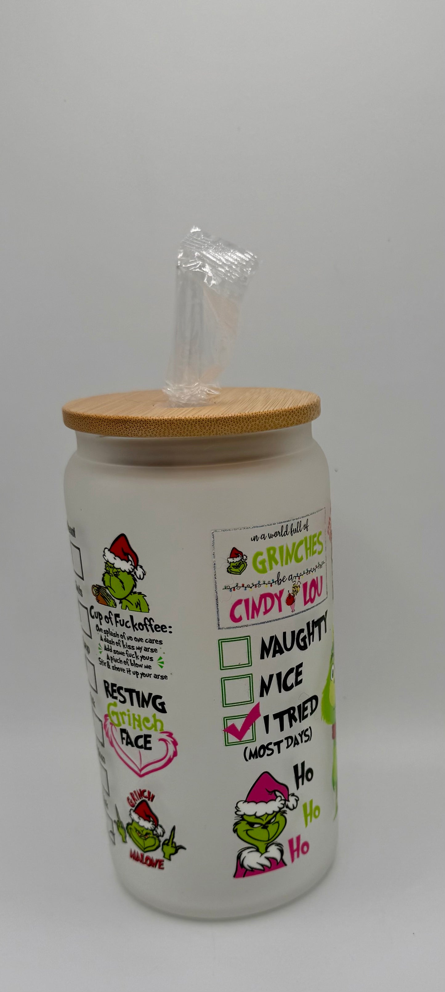 Drink Up Grinches Coffee 16oz tumbler