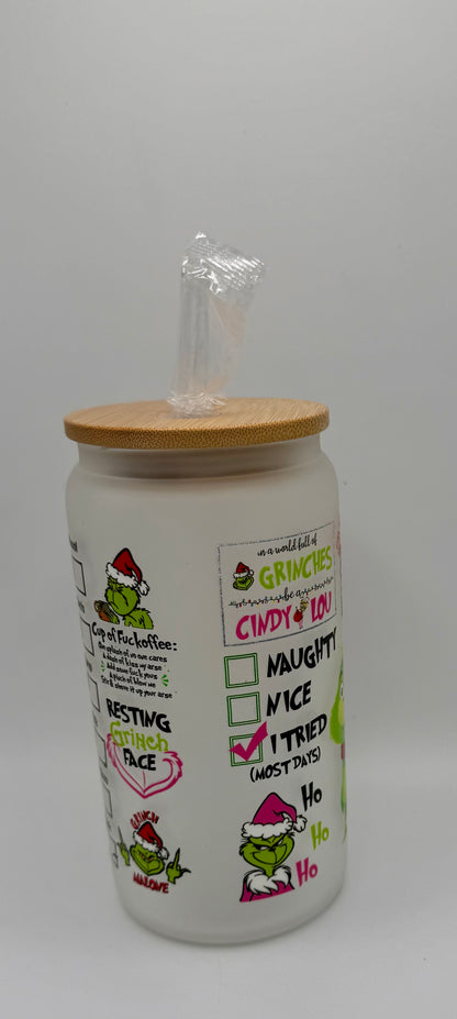 Drink Up Grinches Coffee 16oz tumbler