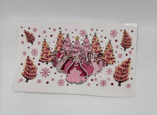 Princess Christmas UV DTF Wrap