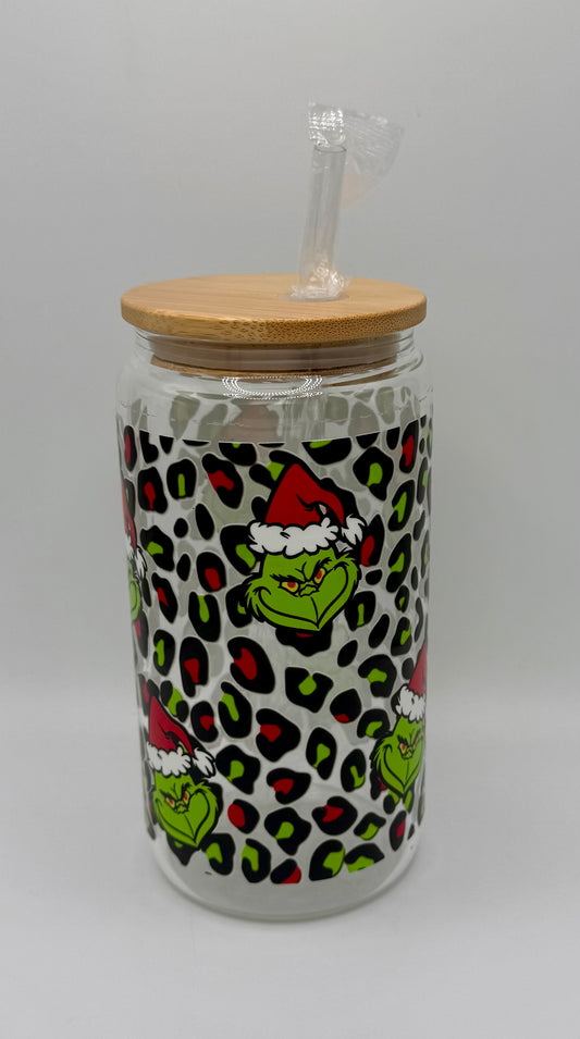 Cheetah Me Grinch 16oz Tumbler