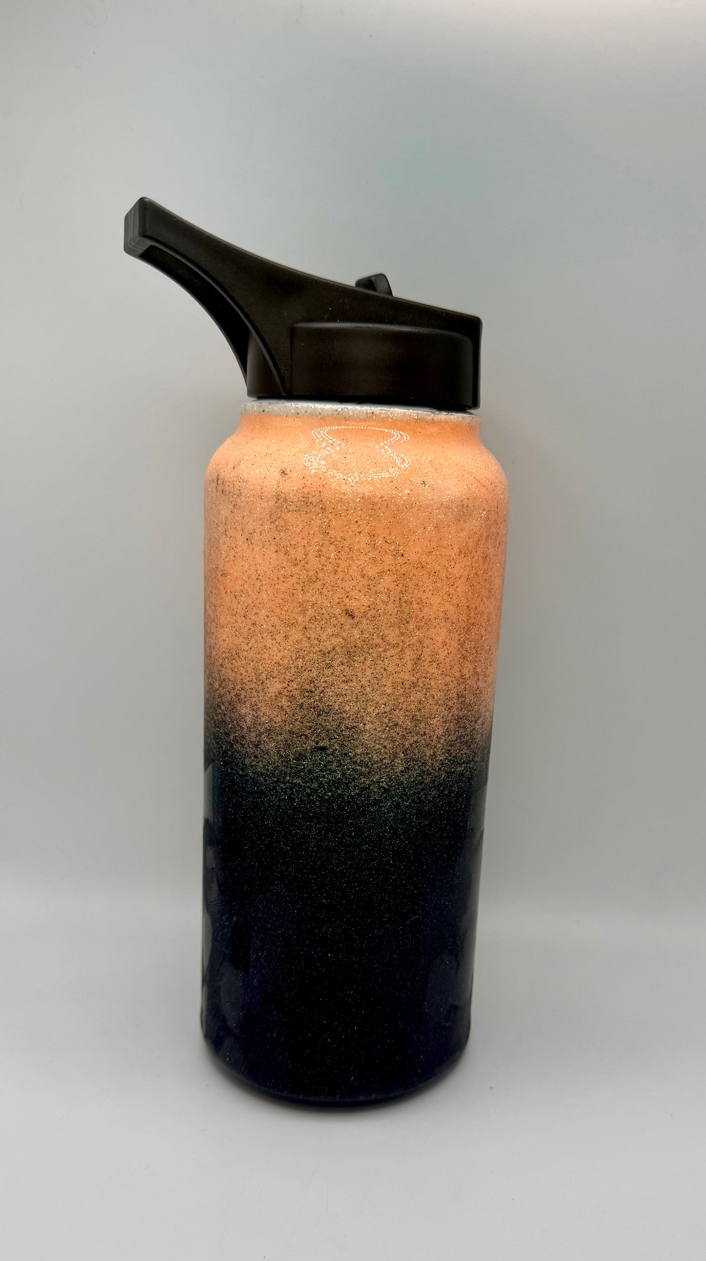40oz peach & Navy Blue Tumbler