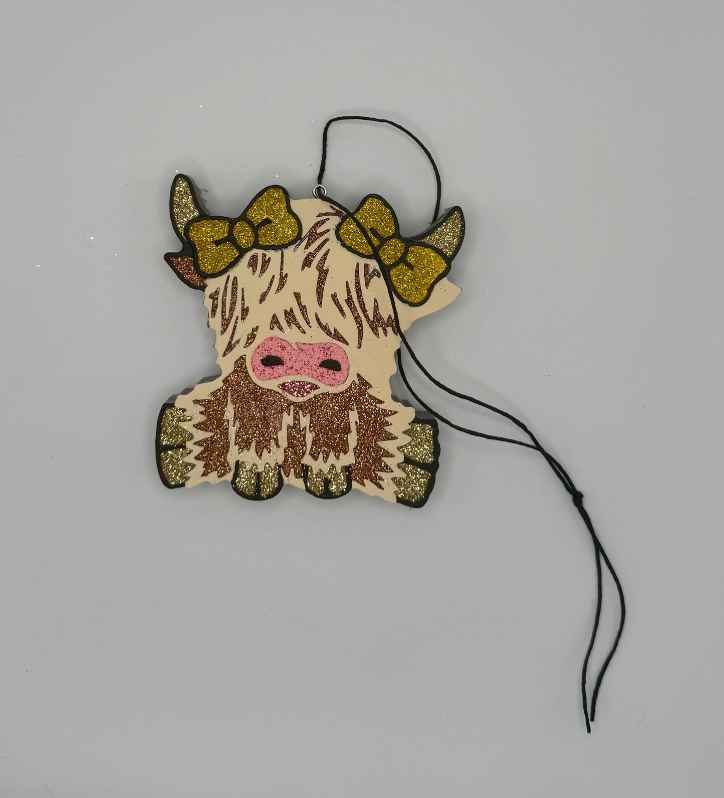 Highland Cow Cherry Blossom Scent Freshie