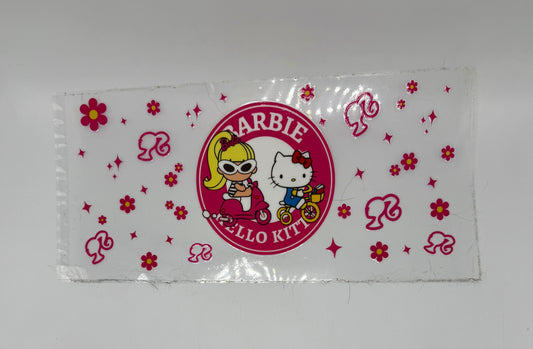 Hello Barbie & Kitty UV DTF Wrap