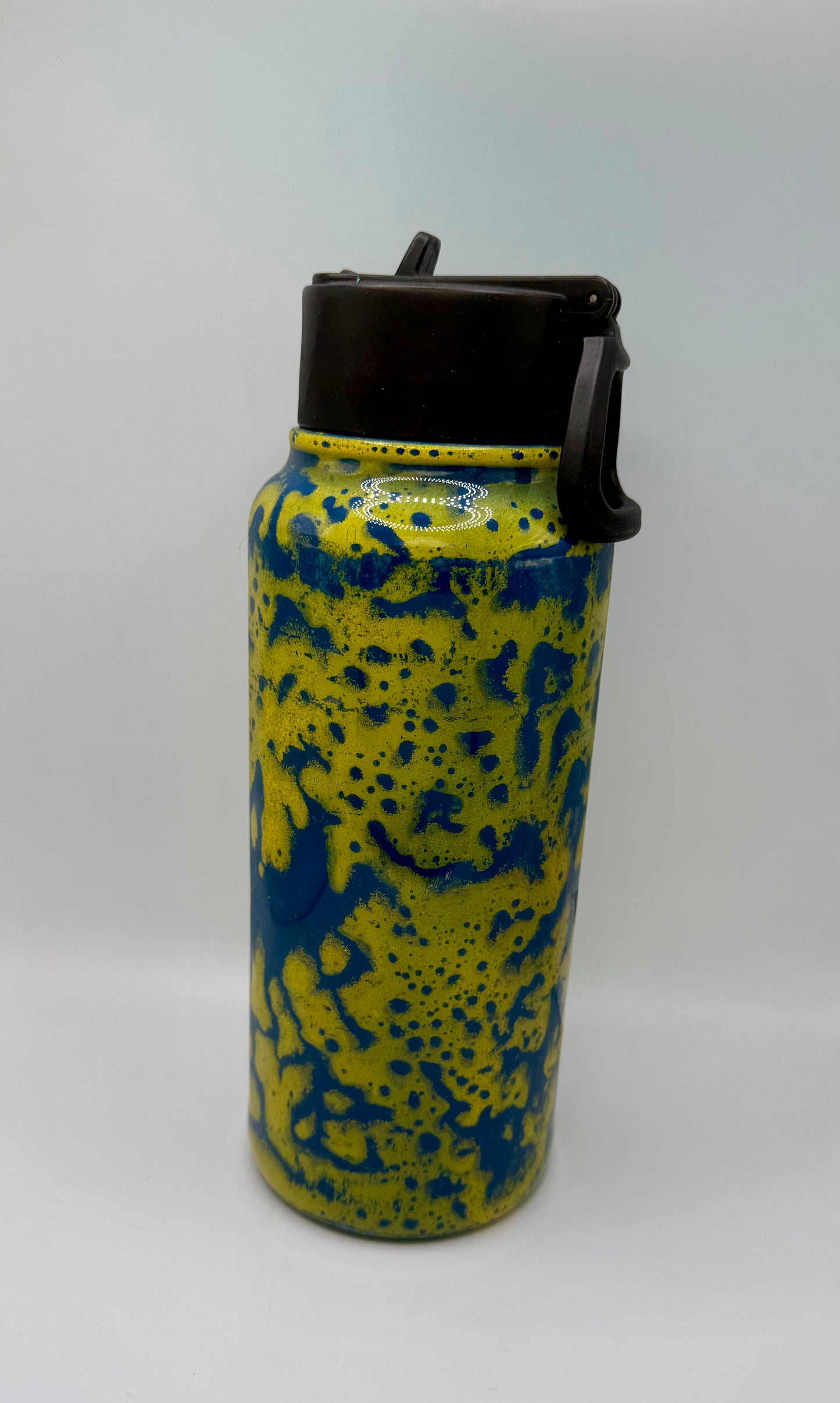 40 oz Blue & Yellow Beach Tumbler