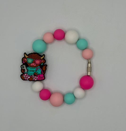 Highland Cow Love Tumbler Tag