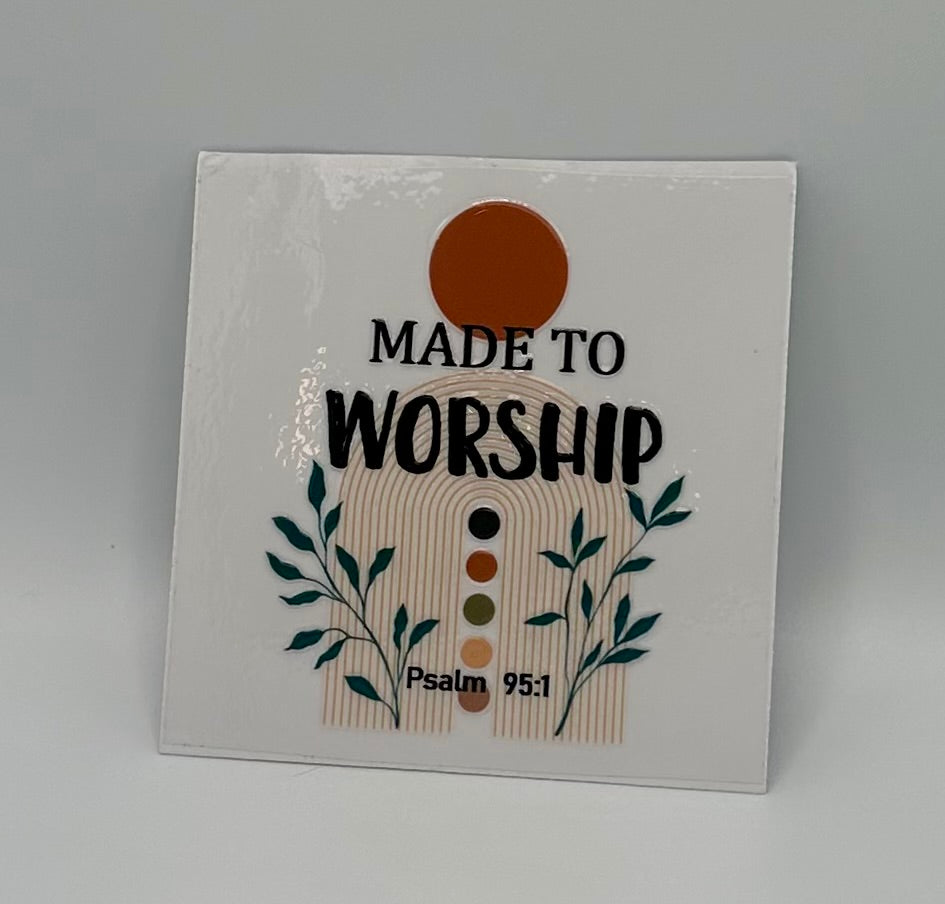 Made To Worship UV DTF